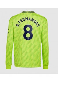 Manchester United Bruno Fernandes #8 Voetbaltruitje 3e tenue 2022-23 Lange Mouw